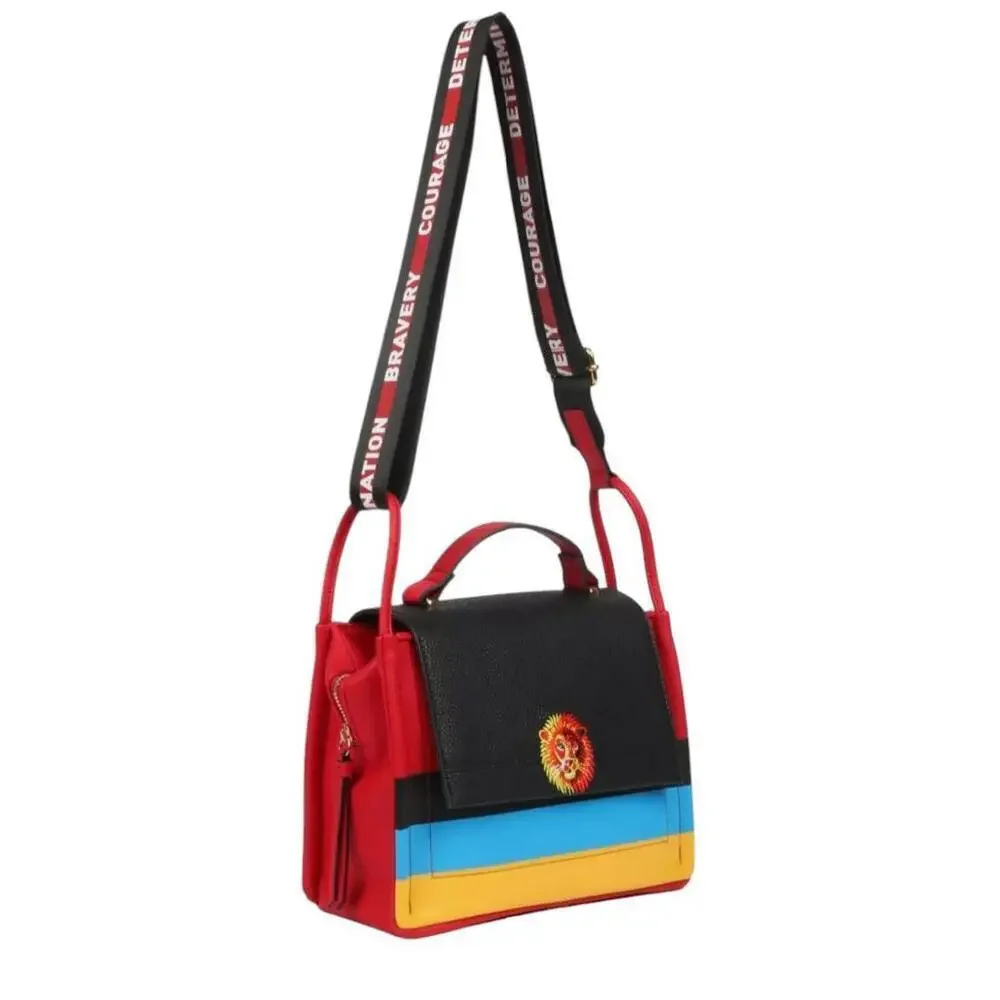 Danielle Nicole Gryffindor Bag‎ Red Lion Embroidery Adjustable Strap - Picture 2 of 10